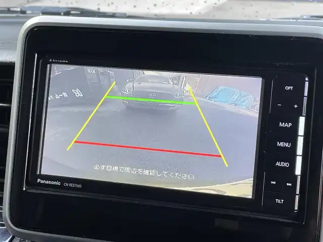 スズキ スペーシア カスタム HYBRID XS ターボ 滋賀県 2022(令4)年 3.1万km ブルーイッシュブラックパール3 社外ナビ/（CD/DVD/BT/フルセグTV）/スズキセーフティサポート/・衝突被害軽減ブレーキ/・車線逸脱警報/・オートハイビーム/・アダプティブクルーズコントロール/バックカメラ/ETC/両側パワースライドドア/D席シートヒーター/ヘッドアップディスプレイ/パーキングセンサー/パドルシフト/LEDヘッドライト/社外フロアマット/純正15インチAW