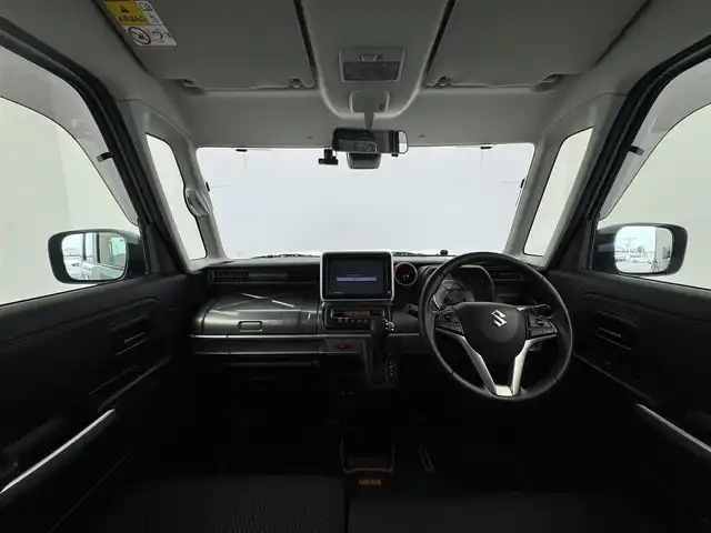 スズキ スペーシア ギア HYBRID XZターボ 愛知県 2019(令1)年 2.3万km オフブルーメタリック/ガンメタリック2トーンルーフ ワンオーナー/全方位カメラ/ケンウッドナビ/ヘッドアップディスプレイ/シートヒーター/ETC装備/両側パワースライドドア/純正フロアマット/LEDライト/DVD再生可能/クルーズコントロール/フルセグTV/パドルシフト
