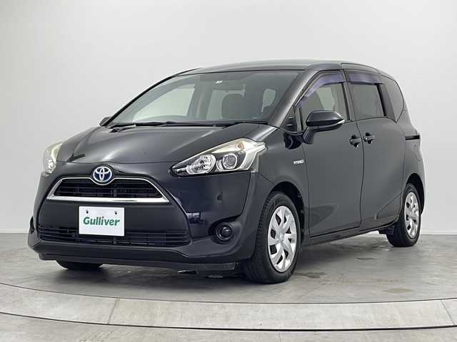 トヨタ シエンタ ハイブリッド G 大阪府 2015(平27)年 5.8万km ブラックマイカ 社外７インチSDナビ（AVIC-RW900）/・TV/・CD/・DVD/・BT/バックカメラ/社外LEDヘッドライト/社外ETC/スマートキー/両側パワースライドドア