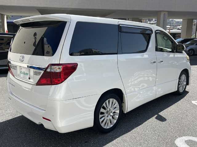 トヨタ アルファード 240S 広島県 2012(平24)年 12万km ホワイトパールクリスタルシャイン /登録時走行距離/　　　　　　　119910キロ/純正ナビ/バックカメラ/地デジ/両側パワースライドドア/ビルトインETC/新車時整備手帳/　　【保証書】/