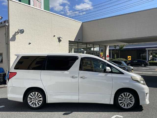 トヨタ アルファード 240S 広島県 2012(平24)年 12万km ホワイトパールクリスタルシャイン /登録時走行距離/　　　　　　　119910キロ/純正ナビ/バックカメラ/地デジ/両側パワースライドドア/ビルトインETC/新車時整備手帳/　　【保証書】/