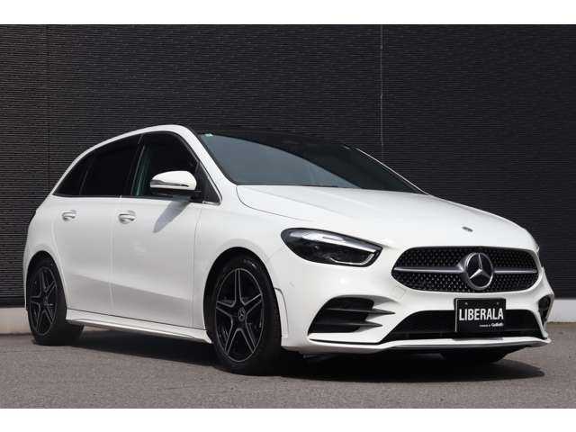 メルセデス・ベンツ Ｍ・ベンツ Ｂ２００ｄ AMGライン 大分県 2024(令6)年 0.2万km 白 アクティブディスタンスアシスト・ディストロニック/ブラインドスポットアシスト/アクティブレーンキーピングアシスト/パノラミックスライディングルーフ/ヘッドアップディスプレイ/純正ナビ/地デジ/Bluetooth/ワイヤレス充電/360°カメラ/ハーフレザー/シートヒーター/パワーシート/パドルシフト/マルチビームＬＥＤ/アンビエントライト/純正１８インチＡＷ/純正ドライブレコーダー/ＥＴＣ/純正ドアバイザー