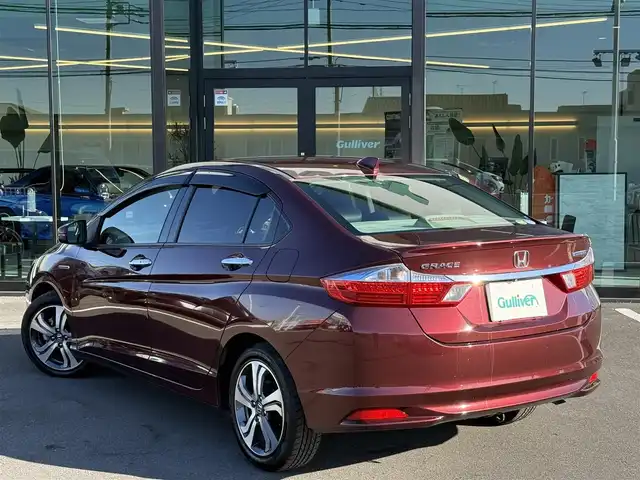 ホンダ グレイス ハイブリッド EX 栃木県 2015(平27)年 9.4万km プレミアムディープロッソパール 純正ナビ/バックカメラ/ETC/ハーフレザーシート/シートヒーター/LEDヘッドライト/レーダーブレーキ/ワイパー熱線/ミラーヒーター/スマートキー×2