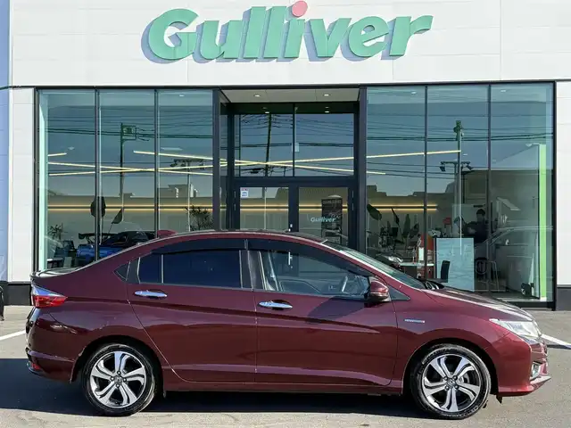 ホンダ グレイス ハイブリッド EX 栃木県 2015(平27)年 9.4万km プレミアムディープロッソパール 純正ナビ/バックカメラ/ETC/ハーフレザーシート/シートヒーター/LEDヘッドライト/レーダーブレーキ/ワイパー熱線/ミラーヒーター/スマートキー×2