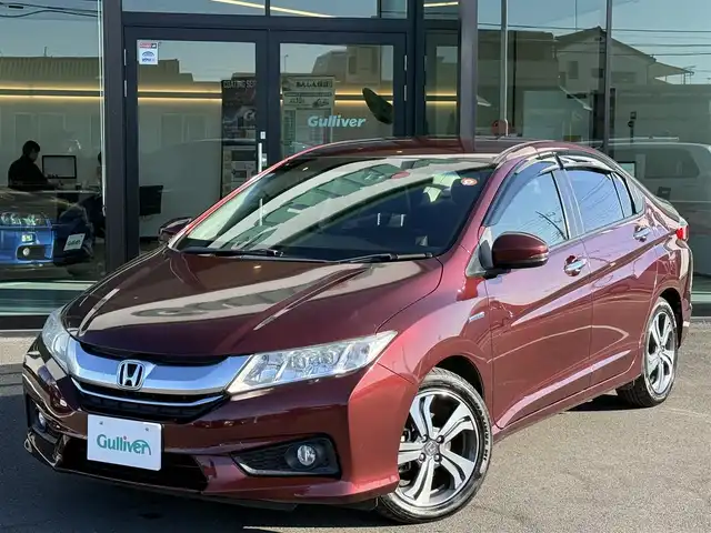 ホンダ グレイス ハイブリッド EX 栃木県 2015(平27)年 9.4万km プレミアムディープロッソパール 純正ナビ/バックカメラ/ETC/ハーフレザーシート/シートヒーター/LEDヘッドライト/レーダーブレーキ/ワイパー熱線/ミラーヒーター/スマートキー×2