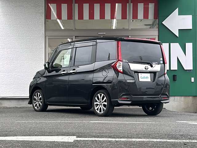 トヨタ ルーミー カスタムG－T 愛知県 2019(令1)年 8万km ブラックマイカメタリック 両側パワースライドドア/純正ナビ/バックカメラ/フルセグTV/Bluetooth/ETC/T-connect/TRC/保証書/取扱説明書/記録簿R6