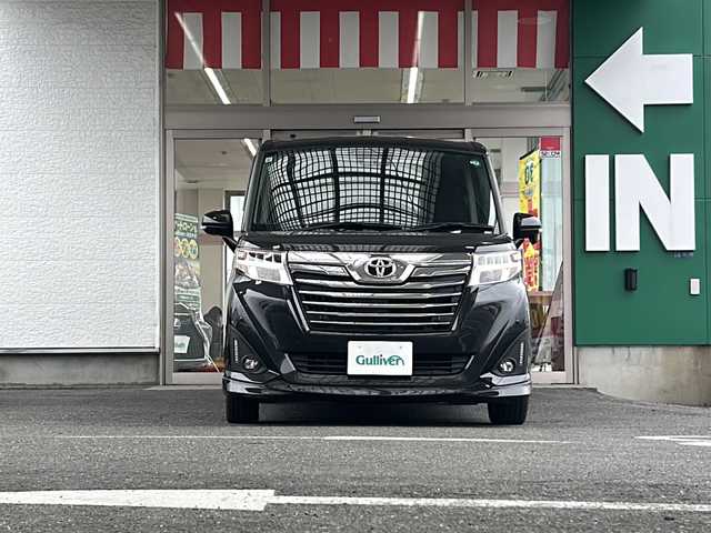 トヨタ ルーミー カスタムG－T 愛知県 2019(令1)年 8万km ブラックマイカメタリック 両側パワースライドドア/純正ナビ/バックカメラ/フルセグTV/Bluetooth/ETC/T-connect/TRC/保証書/取扱説明書/記録簿R6