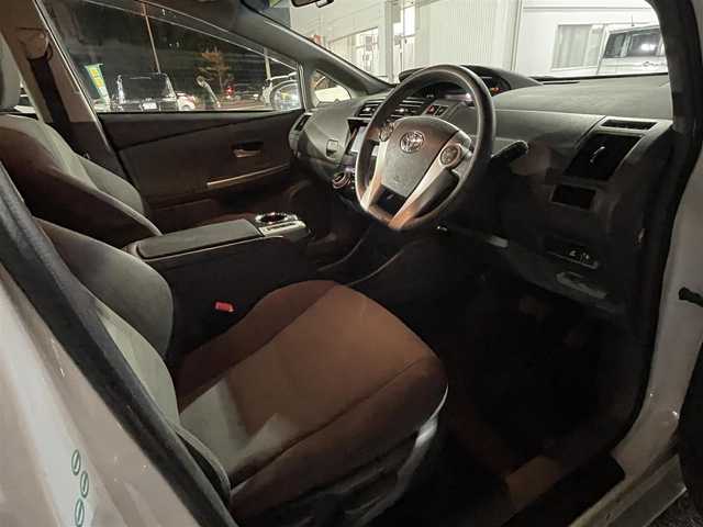 トヨタ プリウス α S 千葉県 2012(平24)年 12.3万km ホワイトパールクリスタルシャイン 純正SDナビ【フルセグ、BT、DVD、CD】/社外16インチアルミホイール/社外16インチアルミ付冬タイヤ積込/純正ホイールキャップ積込/ETC/前後ドラレコ（DRV-MR740）/オートライト/フォグ/バックカメラ/ステアリングスイッチ/フルオートPW/純正フロアマット/保証書/取説/ナビ説