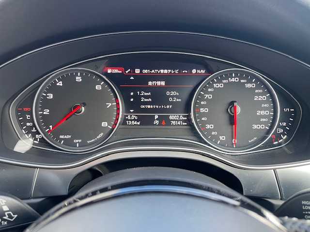 アウディ Ａ６ 2．0 TFSI クワトロSライン 青森県 2016(平28)年 7.7万km ミトスブラックメタリック ４WD/純正ナビ/バックカメラ/黒本革シート/D/N席パワーシート/D/N席シートヒーター/MTモード/パーキングセンサー/クルーズコントロール/スマートキー/LEDヘッドライト/19インチ純正アルミホイール/保証書/取扱説明書