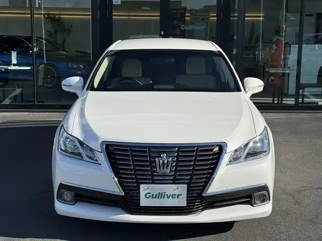 トヨタ クラウン ロイヤル ロイヤルサルーン 栃木県 2014(平26)年 3.5万km ホワイトパールクリスタルシャイン メーカー装着ナビ/フルセグTV/DVD再生機能/Bluetooth/バックカメラ/ステアリングリモコン/クルーズコントロール/前席パワーシート/リア5面フィルム/ローダウン/クリアランスソナー/ビルトインETC/スマートキー