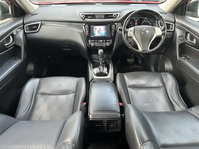 日産 エクストレイル 20X 愛知県 2015(平27)年 13.4万km バーニングレッド スマートキー/プッシュスタート/純正8インチナビ/フルセグTV/BT/バックカメラ/ETC/コーナリングスタビリティアシスト/アクティブエンジンブレーキ/アイドリングストップ/ハーフレザーシート/前席シートヒーター /純正フロアマット/純正ドアバイザー/取説、保証書