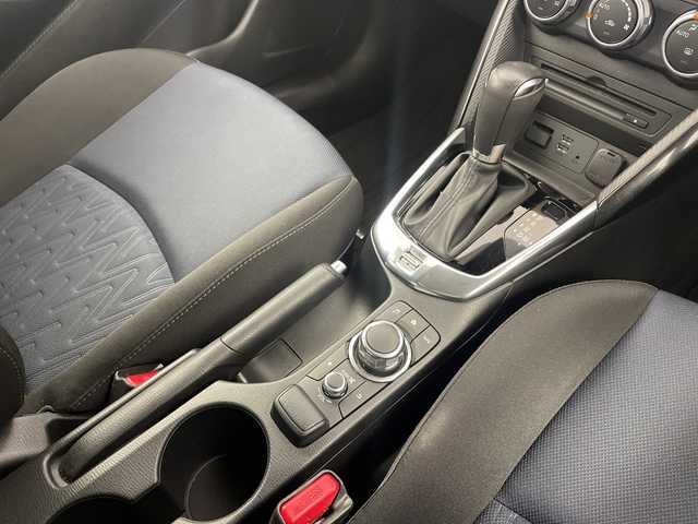 マツダ デミオ 13S 大分県 2015(平27)年 5.1万km ディープクリスタルブルーマイカ 純正ナビ/TV/（CD/DVD/USB/AUX/BT）/スマートシティブレーキサポート/誤発進抑制機能/LEDヘッドライト/オートライト/MTモード付AT/アイドリングストップ/ステアリングリモコン/ドライブレコーダー/ビルトインETC/プッシュスタート/スマートキー