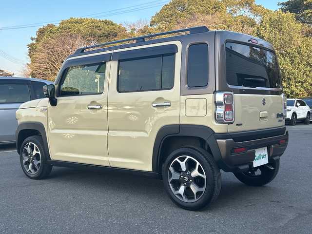 スズキ ハスラー Jスタイル Ⅱ 大阪府 2023(令5)年 0.4万km シフォンアイボリーメタリック/ウッディブラウン2トーンルーフ 純正９型ナビ　/フルセグ　/全方位カメラ　/スズキセーフティサポート　/シートヒーター　/ルーフレール　/レーダークルーズコントロール　/純正アルミホイール　/ワンオーナー車　/ドライブレコーダー　/スマートキー