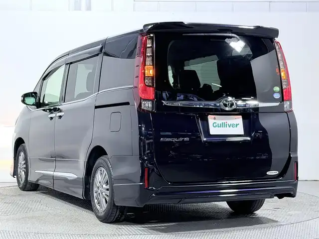 トヨタ エスクァイア Gi 大阪府 2017(平29)年 5.8万km スパークリングブラックパールクリスタルシャイン モデリスタエアロ 黒革シート 純正10incナビTV バックカメラ フリップダウンモニター シートヒーター クルーズコントロール 衝突軽減ブレーキ レーンアシスト オートハイビーム 両側パワースライドドア ETC