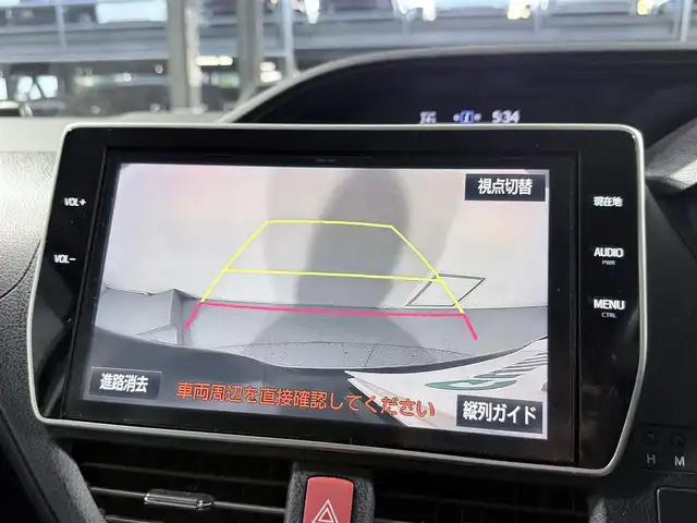 トヨタ エスクァイア Gi 大阪府 2017(平29)年 5.8万km スパークリングブラックパールクリスタルシャイン モデリスタエアロ 黒革シート 純正10incナビTV バックカメラ フリップダウンモニター シートヒーター クルーズコントロール 衝突軽減ブレーキ レーンアシスト オートハイビーム 両側パワースライドドア ETC