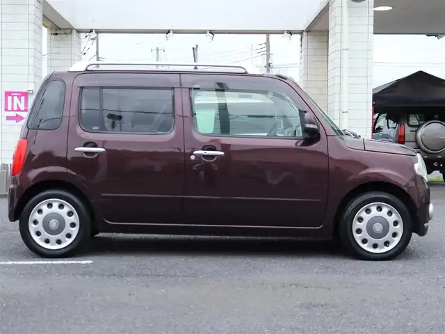 ダイハツ ミラ ココア プラスX 神奈川県 2010(平22)年 5.1万km プラムブラウンクリスタルマイカ ルーフレール/純正フロアマット/ドアバイザー/純正ヘッドライト/保証書/取説/スペアキー/記録簿(H25/27/29/R1/3/5)