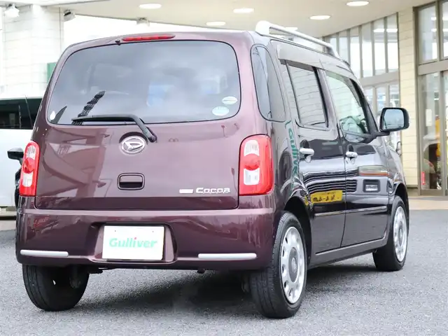 ダイハツ ミラ ココア プラスX 神奈川県 2010(平22)年 5.1万km プラムブラウンクリスタルマイカ ルーフレール/純正フロアマット/ドアバイザー/純正ヘッドライト/保証書/取説/スペアキー/記録簿(H25/27/29/R1/3/5)