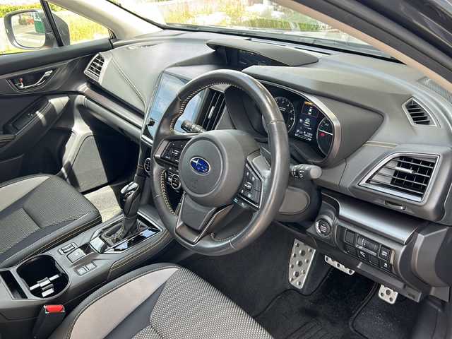 スバル ＸＶ ハイブリッド アドバンス スタイルエディション 静岡県 2022(令4)年 1.7万km マグネタイトグレーメタリック 純正ナビ　/バック・サイドカメラ　/衝突軽減ブレーキ　/レーダークルーズコントロール　/レーンキープアシスト　/誤発進抑制機能　/ＬＥＤライト　/ＥＴＣ　/クリアランスソナー　/純正１８アルミホイール /シートヒーター /スマートキー /プッシュスタート