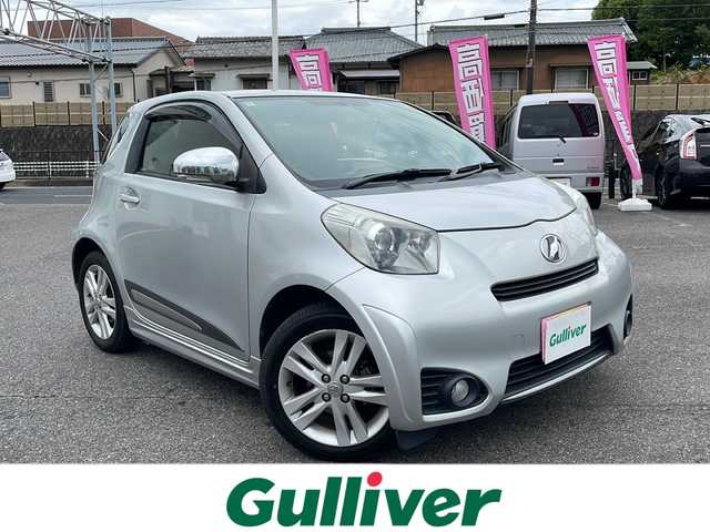 トヨタ ｉＱ 130G → ゴー 愛知県 2012(平24)年 12.4万km シルバーM /禁煙車//社外SDナビ/フルセグTV//Bluetooth.CD.DVD//ETC/バックカメラ//前方ドライブレコーダー//レーダー探知機（ZR337CSD）//社外センターマフラー//純正フロアマット//純正ドアバイザー//ヘッドライトレベライザー//横滑り防止（VSC）//ECOモード//リモコンキー//電動格納ミラーウインカー