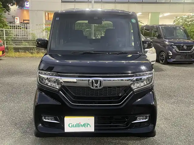 ホンダ Ｎ ＢＯＸ カスタム G EX ホンダセンシング 熊本県 2019(令1)年 4.8万km クリスタルブラックパール ホンダセンシング/プッシュスタート/純正ナビ/（CD・BTオーディオ・SD）/バックカメラ/ビルトインETC/純正前後ドライブレコーダー/純正14インチAW/レーダークルーズ/前席シートヒーター/LEDヘッドライト/オートライト/フォグライト/横滑り防止装置/ウィンカーミラー/純正フロアマット/純正ドアバイザー/新車保証書/取扱説明書