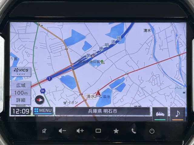 スズキ ハスラー Jスタイル Ⅱ ターボ 兵庫県 2022(令4)年 5.8万km オフブルーメタリック/ガンメタリック2トーンルーフ メーカーOPメモリナビ/Bluetoothオーディオ/フルセグTV/AppleCarPlay/全方位カメラ/クルーズコントロール（前車追従）/デュアルカメラブレーキサポート/シートヒーター/パドルシフト/ステアリングリモコン/ETC