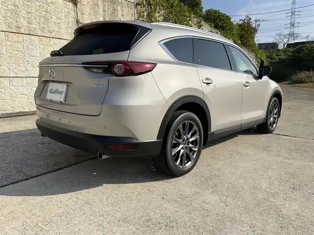 マツダ ＣＸ－８ 25S Lパッケージ 長崎県 2021(令3)年 2.5万km プラチナクォーツメタリック 純正ディスプレイオーディオ/全方位カメラ/衝突軽減システム/BOSEサウンドシステム/レーンアシスト/ブラインドスポットモニター/レーダークルーズ/ETC/レザーシート/パワーシート/シートヒーター/エアシート/ヘッドアップディスプレイ/ステアリングスイッチ/置くだけ充電/オートライト/ルーフレール/純正19インチAW