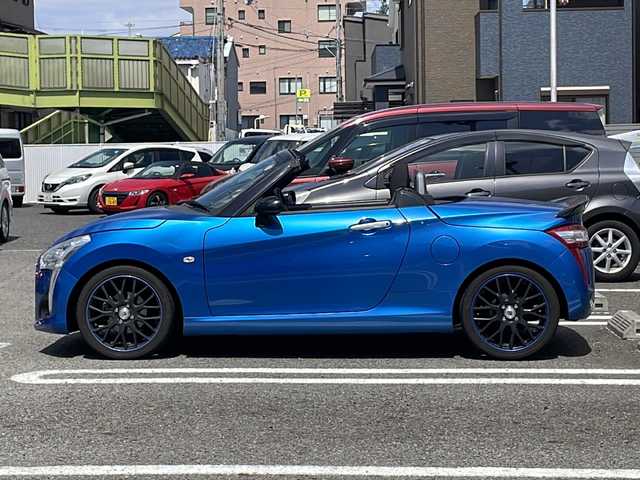 ダイハツ コペン ローブ 兵庫県 2014(平26)年 6.1万km クリアブルークリスタルメタリック 5速MT/ターボ/OPブラックインテリア内装/ブラック内装/ブラックファブリックスポーツシート/ディスプレイオーディオ/Bluetooth/バックカメラ/ETC/LEDヘッドランプ/シートヒーター（運転席/助手席）/プッシュスタート/スマートキー/ロールバー/エアロディフレクター/取扱説明書・保証書