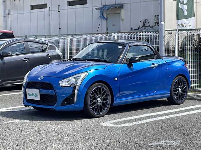 ダイハツ コペン ローブ 兵庫県 2014(平26)年 6.1万km クリアブルークリスタルメタリック 5速MT/ターボ/OPブラックインテリア内装/ブラック内装/ブラックファブリックスポーツシート/ディスプレイオーディオ/Bluetooth/バックカメラ/ETC/LEDヘッドランプ/シートヒーター（運転席/助手席）/プッシュスタート/スマートキー/ロールバー/エアロディフレクター/取扱説明書・保証書