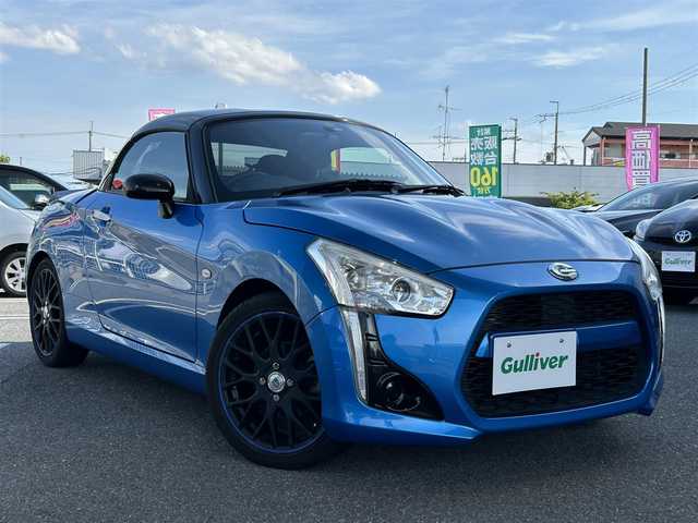ダイハツ コペン ローブ 奈良県 2014(平26)年 6.1万km クリアブルークリスタルメタリック 5速MT/ターボ/OPブラックインテリア内装/ブラック内装/ブラックファブリックスポーツシート/ディスプレイオーディオ/Bluetooth/バックカメラ/ETC/LEDヘッドランプ/シートヒーター（運転席/助手席）/プッシュスタート/スマートキー/ロールバー/エアロディフレクター/取扱説明書・保証書
