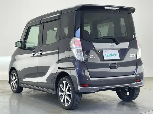 日産 デイズ ルークス ハイウェイスター Gターボ 愛知県 2019(平31)年 5万km プレミアムパープルP 純正ナビ　フルセグＴＶ　Ｂｌｕｅｔｏｏｔｈ　全方位カメラ　エマージェンシーブレーキ　ターボ搭載　クルーズコントロール　車線逸脱　両側パワースライドドア　純正ドラレコナビ連動　ＬＥＤオートライト　禁煙車