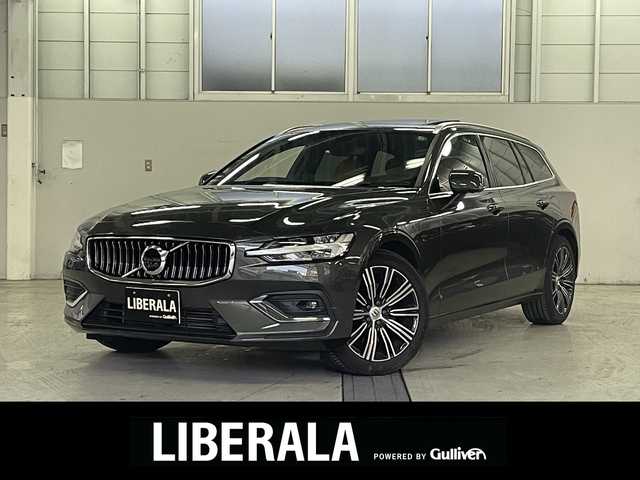 ボルボ Ｖ６０ T5 インスクリプション 兵庫県 2018(平30)年 4.9万km グレー パノラマサンルーフ/ハーマンカードン/本革シート/シートヒーター/ベンチレーター/純正ナビ/全方位カメラ/カープレイ・アンドロイドオート/ACC/LKA/BLIS/フルセグTV