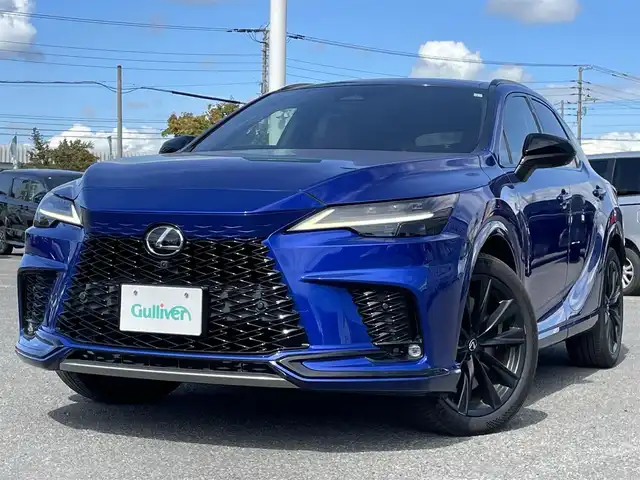 レクサス ＲＸ 500h Fスポーツパフォーマンス 道央・札幌 2023(令5)年 5.3万km ヒートブルーコントラストレイヤリング ４WD/ワンオーナー/純正メーカーOPナビ/AM/FM/BT/フルセグ/レクサスセーフティセンス/プリクラッシュセーフティ/横滑り防止装置/レーダークルーズコントロール/レーンキープアシスト/クリアランスソナー/ブラインドスポットモニター/ロードサインアシスト/アラウンドビューモニター/バックカメラ/フロントカメラ/全方位カメラ/ビルトインETC/ドライブレコーダー/アイドリングストップ/SPORTMODE/ECOMODE/パワーバックドア/全席パワーシート/メモリーシート/全席シートヒーター/全席エアシート/ハーフレザーシート/革巻きステアリング/ステアリングリモコン/パドルシフト/ハンドルヒーター/AC100V/サンルーフ/電動パーキング/ブレーキホールド/デジタルインナーミラー/MTモード付AT/プッシュスタート/カードキー/LEDヘッドライト/オートライト/オートマチックハイビーム/フォグランプ/電動格納ミラー/ヒーテッドドアミラー/ウィンカーミラー/純正フロアマット