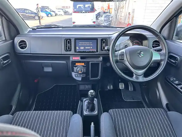 スズキ アルト ワークス 宮城県 2016(平28)年 5.8万km スチールシルバーM 5速MT/ターボ/社外ナビ（NX615）/・CD/DVD/・地デジTV/ETC/ドライブレコーダー/革巻きステアリング/HIDヘッドランプ/フォグランプ/電動格納ミラー/社外マフラー（ROSSOMODELLO）/純正15インチアルミホイール/純正フロアマット/ドアバイザー/Wエアバッグ