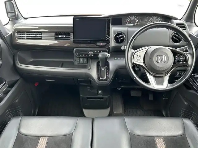 ホンダ Ｎ ＢＯＸ カスタム G L ターボ ホンダセンシング 兵庫県 2018(平30)年 5.4万km パープル 純正8インチプレミアムインターナビ/ホンダセンシング/純正ドライブレコーダー/先行車発進知らせ/クルーズコントロール/ビルトインETC/LEDヘッドライト/衝突軽減ブレーキ/パドルシフト/フォグランプ/ウィンカーミラー/革巻きステアリング/ステアリングスイッチ