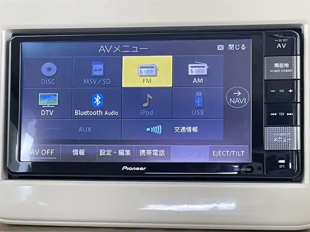 スズキ ラパン X 千葉県 2018(平30)年 4.7万km フォーンベージュメタリック/ホワイト2トーンルーフ 禁煙車/衝突軽減ブレーキ/横滑り防止装置/７型ワイドモニターナビ/フルセグ/Bluetooth接続/ＤＶＤ/ＣＤ再生可/バックカメラ/運転席シートヒーター/アイドリングストップ/プッシュスタート/HIDヘッドライト/オートライト/ビルトインETC/１４インチアルミホイール/運転席/助手席エアバッグ搭載