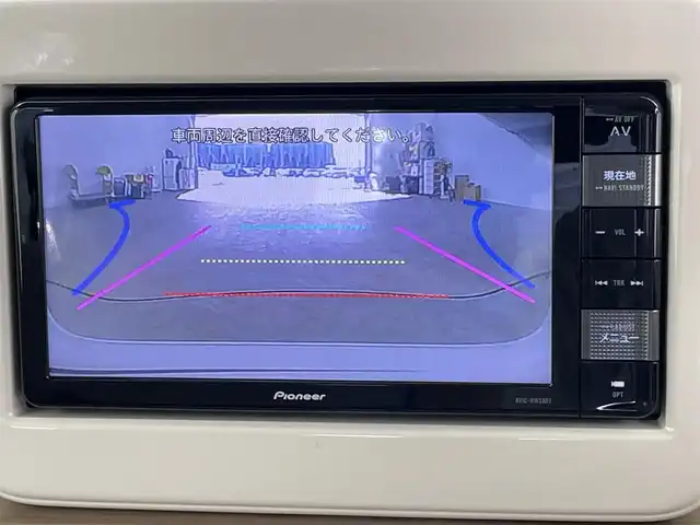 スズキ ラパン X 千葉県 2018(平30)年 4.7万km フォーンベージュメタリック/ホワイト2トーンルーフ 禁煙車/衝突軽減ブレーキ/横滑り防止装置/７型ワイドモニターナビ/フルセグ/Bluetooth接続/ＤＶＤ/ＣＤ再生可/バックカメラ/運転席シートヒーター/アイドリングストップ/プッシュスタート/HIDヘッドライト/オートライト/ビルトインETC/１４インチアルミホイール/運転席/助手席エアバッグ搭載