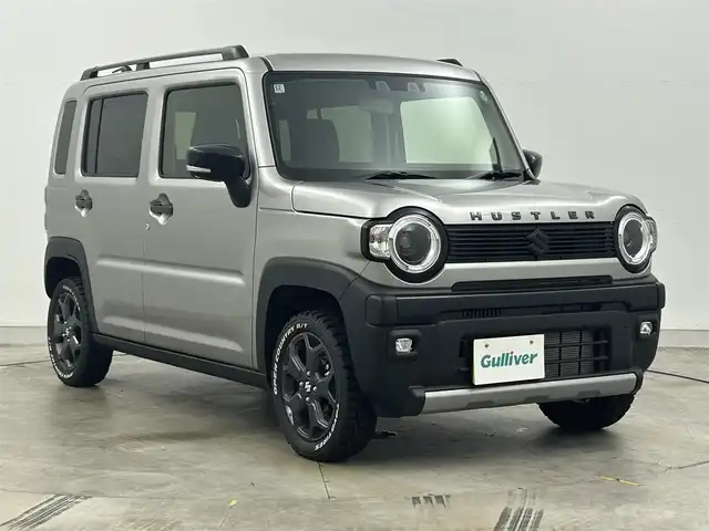 スズキ ハスラー タフワイルド 熊本県 2024(令6)年 0.1万km スチールシルバーM 8インチナビ/・FM/AM/Bluetooth/フルセグ/CD/DVD/バックカメラ/ブロックタイヤ/シートヒーター/スズキセーフティーサポート/・ディアルカメラブレーキサポート/・車線逸脱警報/抑制機能/・アダプティブクルーズコントロール/・ハイビームアシスト/・バックソナー/LEDヘッドライト/純正15インチアルミ/フロアマット/スマートキー2本