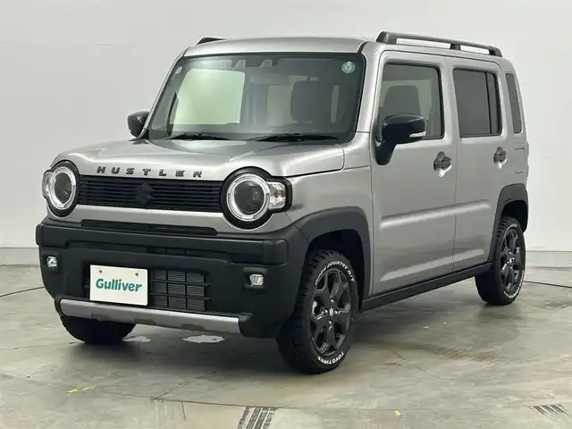 スズキ ハスラー タフワイルド 熊本県 2024(令6)年 0.1万km スチールシルバーM 8インチナビ/・FM/AM/Bluetooth/フルセグ/CD/DVD/バックカメラ/ブロックタイヤ/シートヒーター/スズキセーフティーサポート/・ディアルカメラブレーキサポート/・車線逸脱警報/抑制機能/・アダプティブクルーズコントロール/・ハイビームアシスト/・バックソナー/LEDヘッドライト/純正15インチアルミ/フロアマット/スマートキー2本