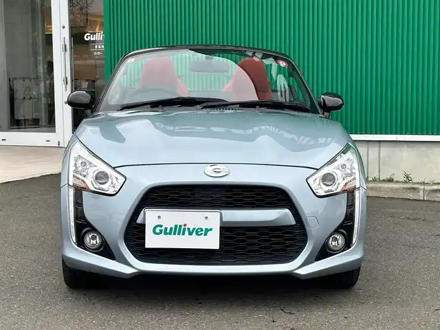 ダイハツ コペン ローブ 宮城県 2018(平30)年 2.8万km リキッドシルバーM 5MT/電動オープン/社外SDナビ/【CD・DVD・SD・BT・フルセグTV】/前席シートヒーター/純正16インチAW/横滑り防止装置/電動格納ミラー/LEDヘッドライト/フォグライト/フロアマット/スマートキー/ETC