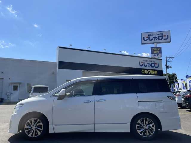 日産 エルグランド 250ハイウェイスター 宮城県 2014(平26)年 11.9万km ブリリアントホワイトパール (株)IDOMが運営する【じしゃロン仙台店】の自社ローン専用車両になりますこちらは現金またはオートローンご利用時の価格です。自社ローンご希望の方は別途その旨お申付け下さい/両側パワースライドドア/パワーシート/バックカメラ/クルーズコントロール/Bluetooth/電動リアゲート