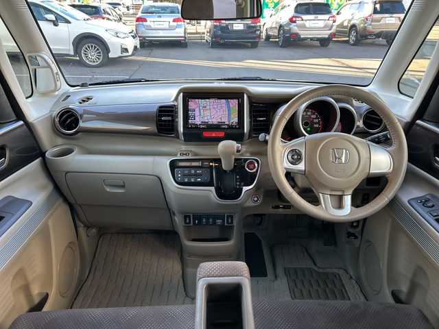 ホンダ Ｎ ＢＯＸ スラッシュ G・L ノヴァカントリースタイル 長野県 2019(平31)年 6.5万km プラチナホワイトパール ・社外7インチメモリーナビゲーション/CD DVD フルセグTV Bluetooth/・バックカメラ/・ビルトインETC/・ワンオーナー/・ステアリングヒーター/・シートヒーター(D/N)/・オートライト/・HIDヘッドライト/・ウィンカーミラー/・電動格納ミラー/・スマートキー/・エンジンプッシュスタート