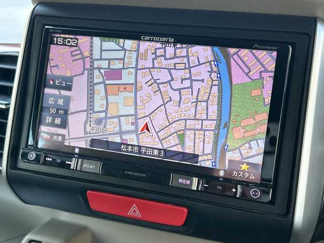 ホンダ Ｎ ＢＯＸ スラッシュ G・L ノヴァカントリースタイル 長野県 2019(平31)年 6.5万km プラチナホワイトパール ・社外7インチメモリーナビゲーション/CD DVD フルセグTV Bluetooth/・バックカメラ/・ビルトインETC/・ワンオーナー/・ステアリングヒーター/・シートヒーター(D/N)/・オートライト/・HIDヘッドライト/・ウィンカーミラー/・電動格納ミラー/・スマートキー/・エンジンプッシュスタート