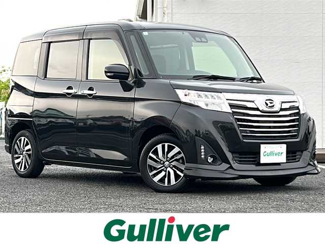 ダイハツ トール カスタムG リミテッド SAⅢ 千葉県 2019(平31)年 4.2万km ブラックマイカメタリック １オーナー　ナビＮＭＺＫ－Ｗ６９Ｄ　全方位カメラ　バックカメラ　両側パワースライドドア　ＥＴＣ　スマートアシストＩＩＩ　クルコン　シートヒーター　衝突被害軽減　スマートキー　１４インチＡＷ エアロ/純正メモリーナビ（NMZK-W69D）/　Bluetooth/　CD/DVD/　AM/FM/フルセグTV/全方位カメラ/バックカメラ/スマートアシストIII/　衝突回避支援ブレーキ/　衝突警報機能/　車線逸脱警報機能/　前後誤発進抑制機能/　先行車発進お知らせ機能/　オートハイビーム/両側パワースライドドア /クルーズコントロール/前席シートヒーター/スマートキー/プッシュスタート/コーナーセンサー/純正14インチアルミホイール/純正フロアマット/スペアキー×１/保証書/取扱説明書