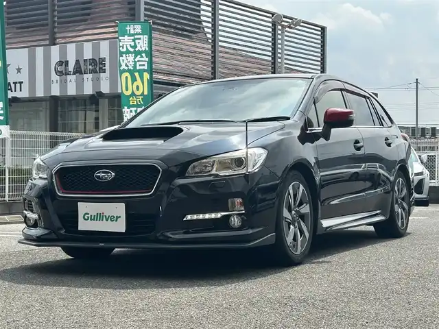 スバル レヴォーグ 1．6GT アイサイト 奈良県 2014(平26)年 3.5万km クリスタルブラックシリカ 1オーナー/STiフロントエアロ/4WD/純正ディーラーナビ(CN-R300D)/BT/TV/DVD/CD/USB/iPod//衝突軽減システム/レーンキープアシスト/追従式クルコン/横滑り防止装置/ドラレコ/ETC/レーダー探知機/フルフラットシート/パドルシフト/ステアリングスイッチ/保証書・取説・スペアキー付