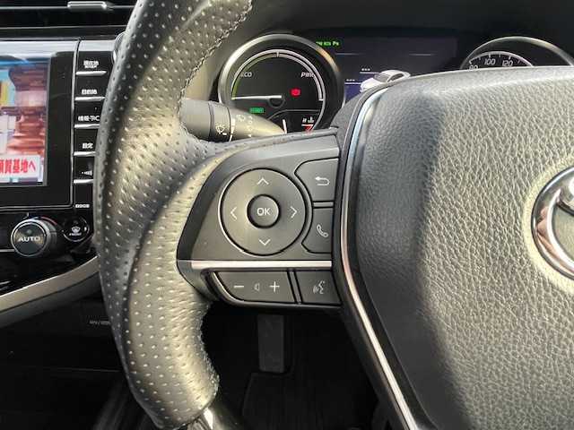 トヨタ カムリ G レザーパッケージ 神奈川県 2018(平30)年 4.7万km アティチュードブラックマイカ ・純正ナビ（CD/DVD/ワンセグ/SD/USB)/・バックカメラ/・モデリスタエアロ/・テレビキャンセラー/・前方ドライブレコーダー/・ETC2.0/・オートクルーズコントロール/・シートヒーター/・純正17インチAW/・前後コーナーセンサー/・LEDヘッドライト/・オートライト/・オートマチックハイビーム/・衝突軽減システム/・レーンキープアシスト/・横滑り防止装置/・パワーシート/・スマートキー/・スペアキー