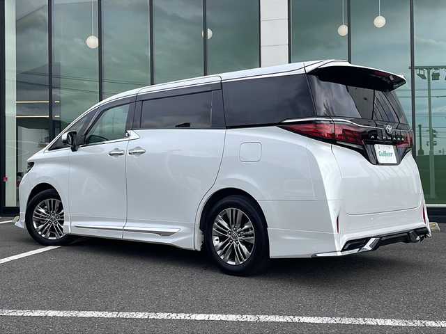 トヨタ アルファード Z 福岡県 2024(令6)年 2.4万km プラチナホワイトパールマイカ ・ワンオーナー/・純正オプションモデリスタエアロパーツ/・純正オプション左右独立ムーンルーフ/・純正オプションデジタルインナーミラー/・純正オプションスペアタイヤ/・純正ナビ　フルセグ　Bluetooth/　アップルカープレイ/・全方位カメラ/・ビルトインETC/・スマートキー/・ブラインドスポットモニター/・