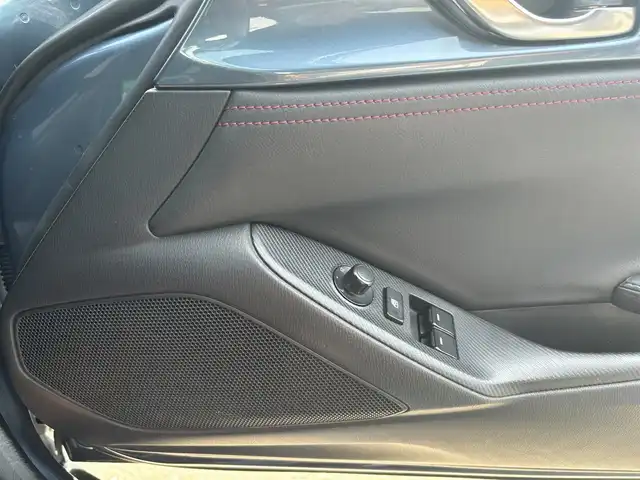 マツダ ロードスター S レザーパッケージ 大阪府 2016(平28)年 12万km ブルーリフレックスマイカ カーボンボンネット/純正エアロ（フロント/サイド/リア）/ENKEI社外15インチAW/TEIN車高調/HKS社外マフラー/純正SDナビ/（フルセグ/BT/CD/DVD）/バックカメラ/パドルシフト/ブラインドスポットモニター/レーンキープアシスト/衝突軽減ブレーキ/黒レザーシート/前席シートヒーター/ドライブレコーダー/ETC/保証書/取扱説明書/スペアキー　有