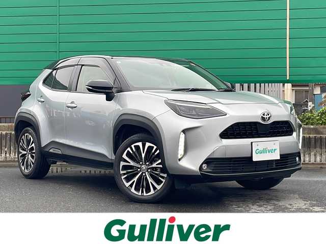 トヨタ ヤリスクロス Z 茨城県 2020(令2)年 3.3万km ブラックマイカ/シルバーメタリック 2トーン 純正9型ナビ/Bluetooth接続/フルセグTV/レーダー付きクルーズコントロール/パーキングアシスト/横滑り防止装置/レーン逸脱警報/衝突軽減システム/オートライト/オートマチックハイビーム/LEDヘッドライト/ブラインドスポットモニター/ドライブレコーダー前後/コーナーセンサー前後/ハーフレザーシート/パワーシート/シートヒーター/純正18インチアルミホイール/純正フロアマット/保証書/取扱説明書/記録簿/スマートキー