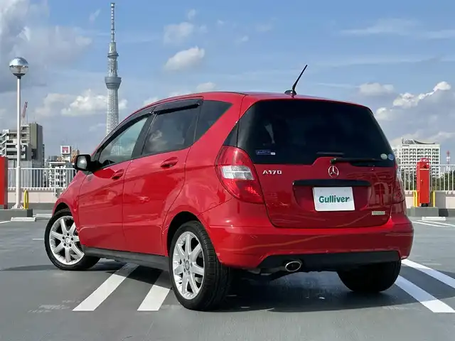 メルセデス・ベンツ Ａ１７０ エディション10 東京都 2008(平20)年 4.3万km 赤 ディーラー車/純正１７インチアルミ/キーレス/ETC/Wエアバック/ABS/スペアキー１本/保証書/取説