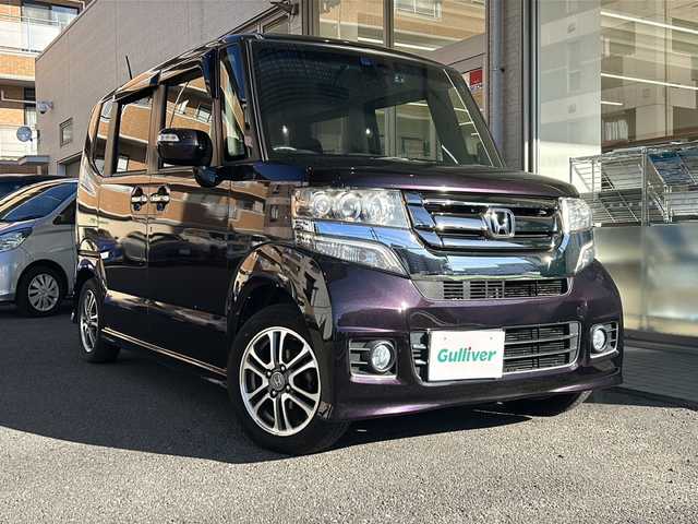 ホンダ Ｎ ＢＯＸ カスタム G SSパッケージ 高知県 2015(平27)年 12.4万km プレミアムベルベットパープル・パール ７インチナビ/・フルセグＴＶ/・ＣＤ/・Ｂｌｕｅｔｏｏｔｈオーディオ/バックカメラ/前後ドラレコ/両側パワースライドドア/純正フロアマット/オートライト/ＥＴＣ/スマートキー